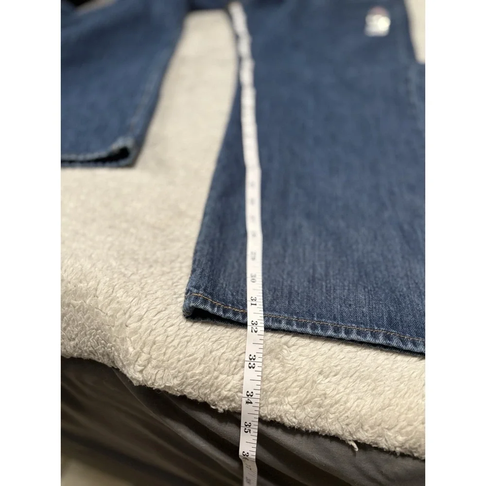 New Levi's 501 Original Straight Button Fly Blue Denim Jeans 48x32 B&T NWT Pants